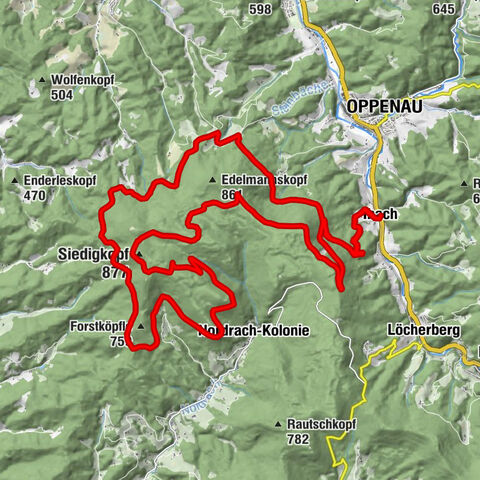Ibach - Lothardenkmal - Kornebene / Rundweg