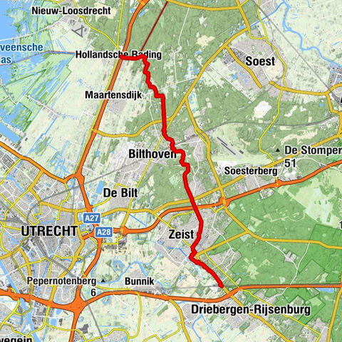 Hollandsche Rading > Driebergen-Zeist