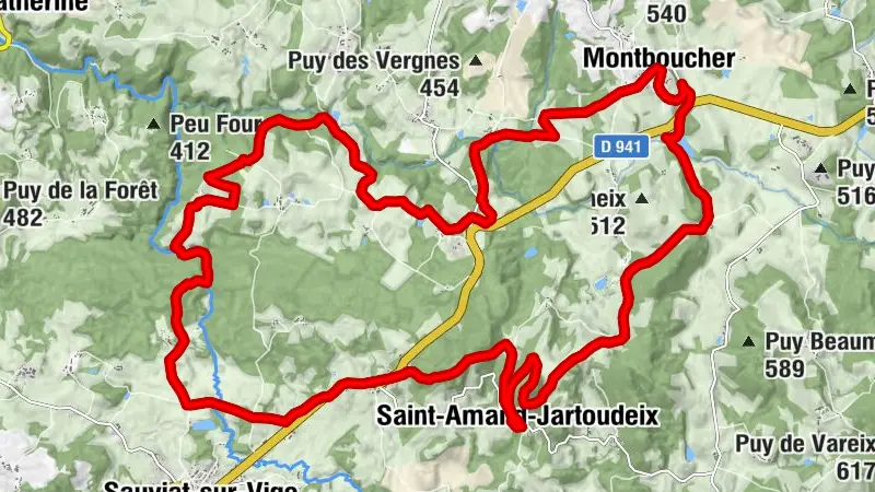 Circuit N°63 CC : Sentier "Histoire et Patrimoine"
