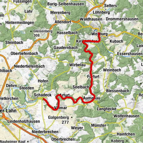 Canoe trip Lahn from Weilburg to Runkel (incl. ship tunnel)