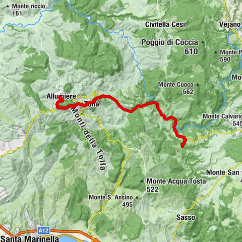 Von Allumiere nach Bagni di Stigliano #LL2ROM_E084