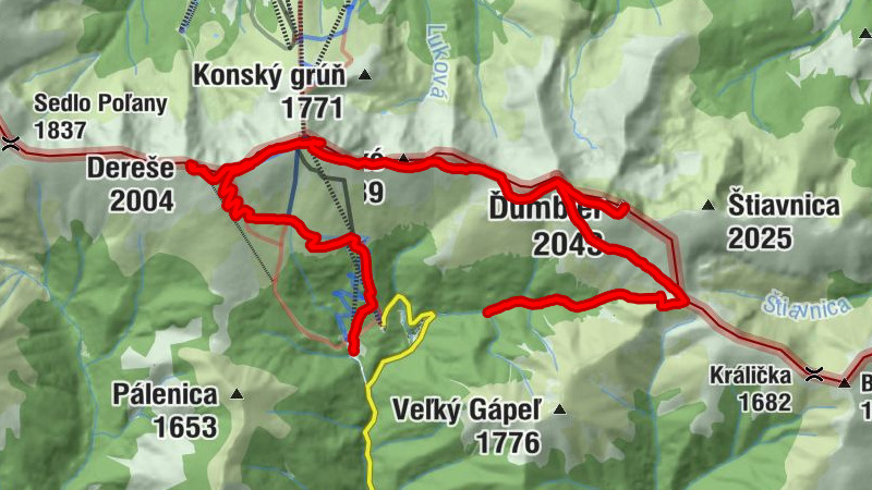 Gyömbér-Chopok-Deres