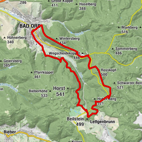 Rundweg 15 - Friedensweg Bad Orb