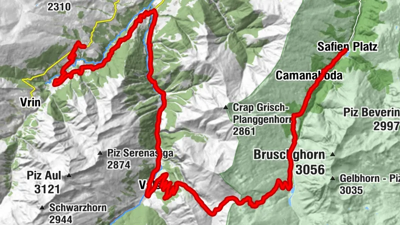 90.10 Graubünden Bike Stage 10 Safien Platz - Lumbrein