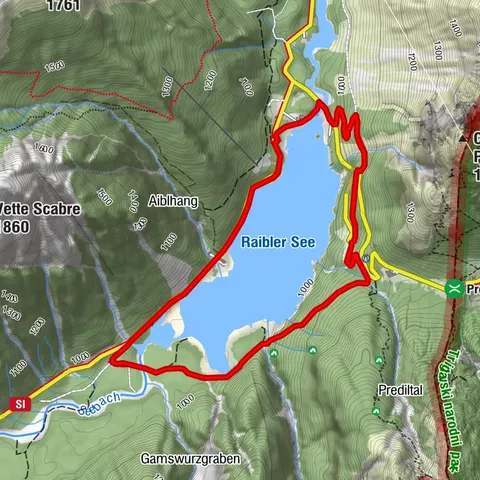 Predil Lake Loop