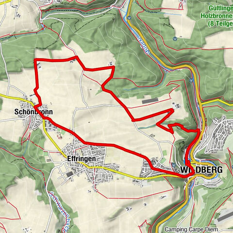 Between the landscapes Wildberg route