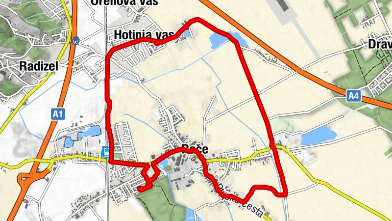 Rače - Hotinja vas- Rače