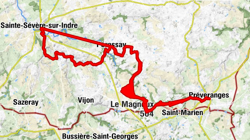 Préveranges - Sainte-Sévère-sur-Indre