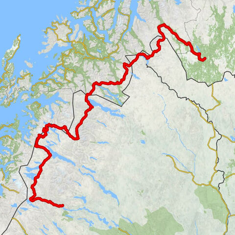 Nordkalottleden: Kautokeino-Kvikkjokk