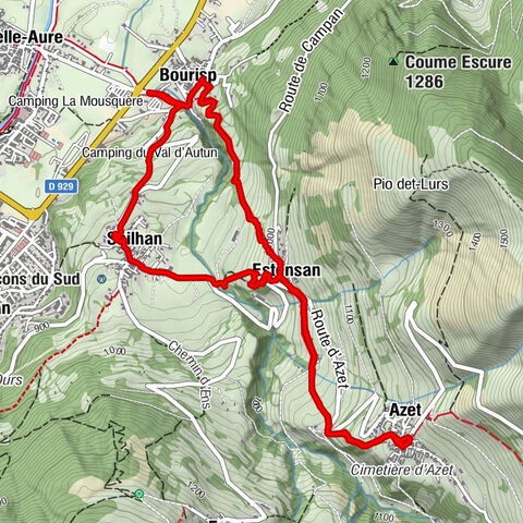 Hameaux autour de Vielle-Aure