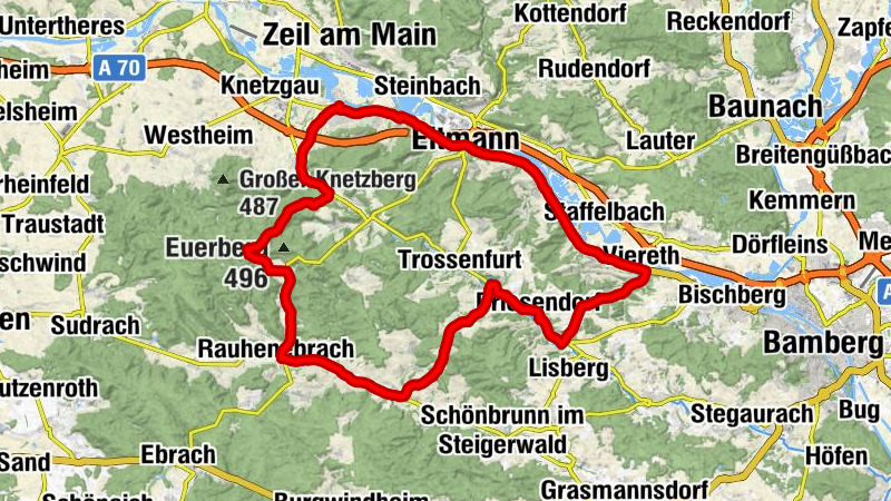 Wo der Hopfen die Rebe umarmt