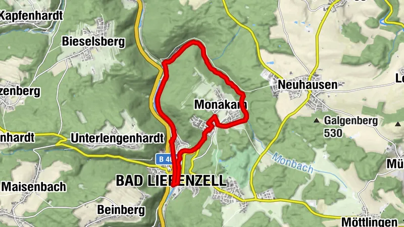 Hiking through the Monbach Gorge in search of the kingfisher