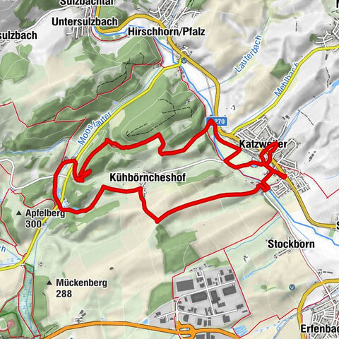 Katzweiler - mill circular hiking trail