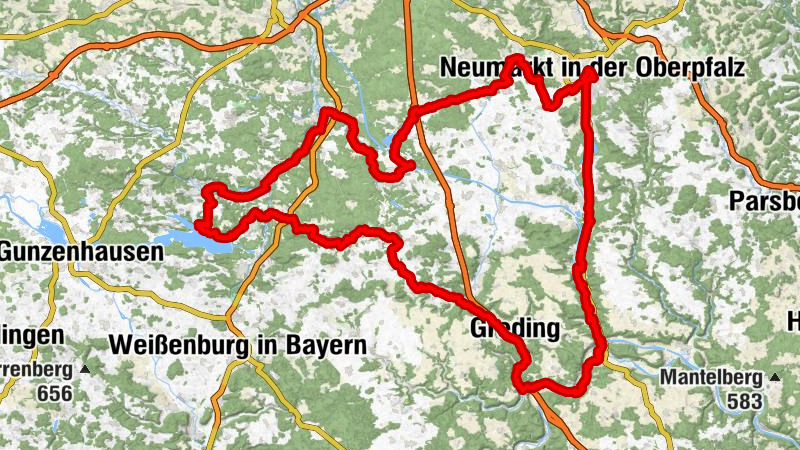 Fränkischer WasserRadweg - Rundtour Ost