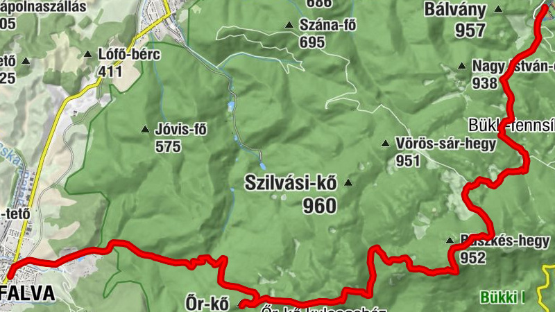 OKT-120, 121 Bélapátfalva - Bánkút