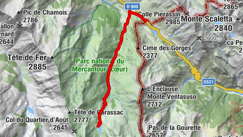 Wanderung von Col de Larche zum Lac du Lauzanier