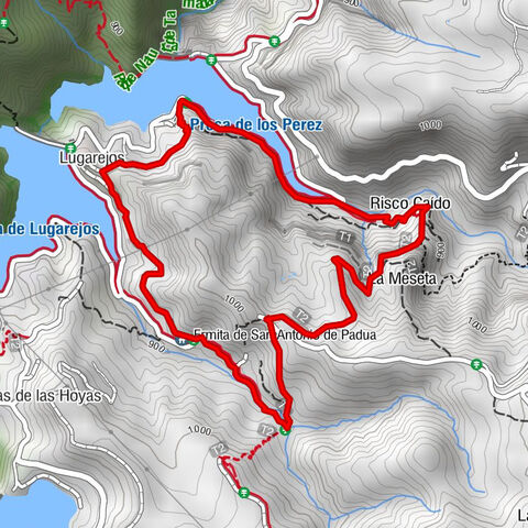 Short circular hike around the Presa de los Perez from the Hermitage of San Antonio de Padua