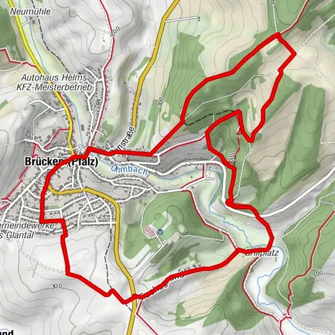 Bridges - Diamond grinder trail (circular trail - 7.6 km)