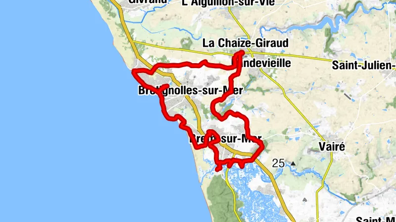 TERROIR DE BREM SUR MER" WINE ROUTES (VELO)