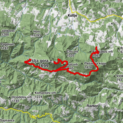 TKT ETAPA 33: Poštarski dom pod Plešivcem – Koča na Naravskih ledinah, Slovenska turnokolesarska transverzala