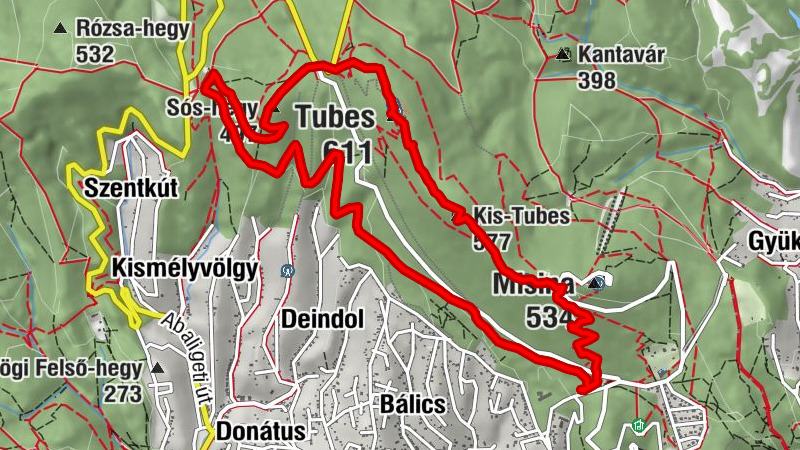 Sós hegyi kilátó - Kis Tubes -Tubes -Mandulás