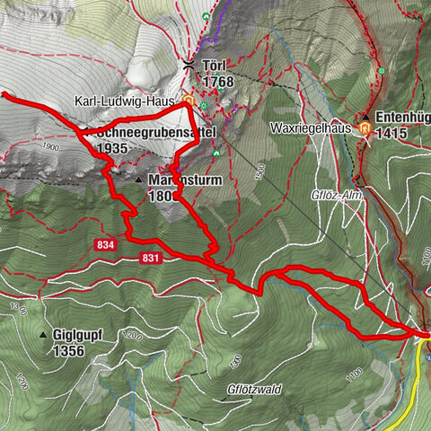 Reißtalersteig und Gretchensteig