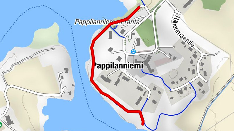 Jaakon rantapolku vaativa esteetön reitti