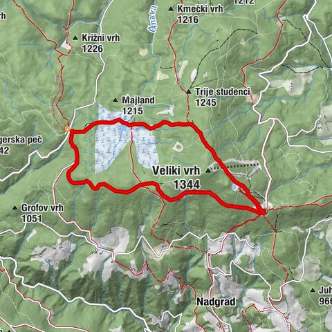 Kot ‐ Črno jezero - Trije Kralji - Kot