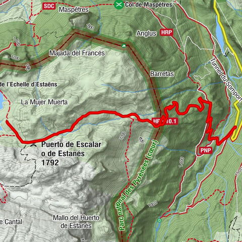 Sentier du Lac d'Estaëns