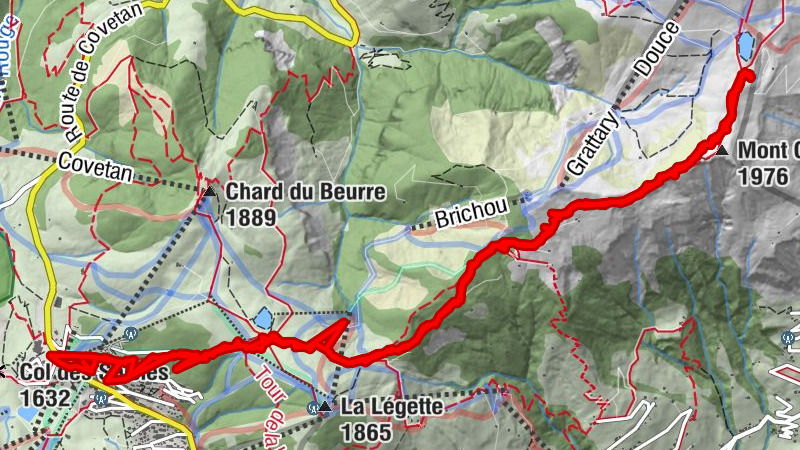 Les saisies - Panorama Mont Blanc