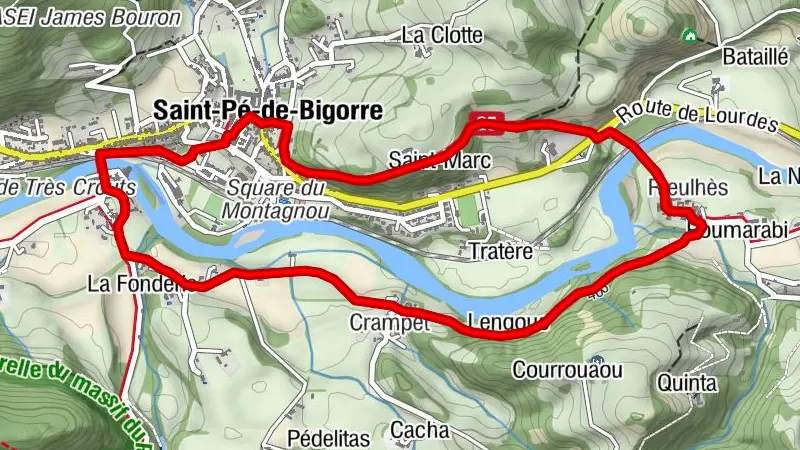 Circuit n°1 - Lourdes - Le bout du pont