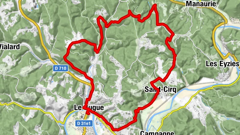 Boucle VTT Le Bugue-St Cirq (N°2)