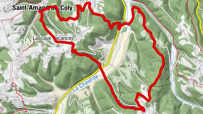 Boucle Lauze et Vieilles Pierres n° 27/ Coly Saint-Amand