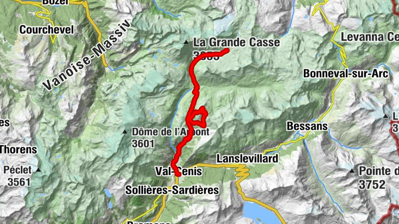 Goldtoni - Alpenbogen A068 Refuge de la Leisse-Termignon Val Cenis