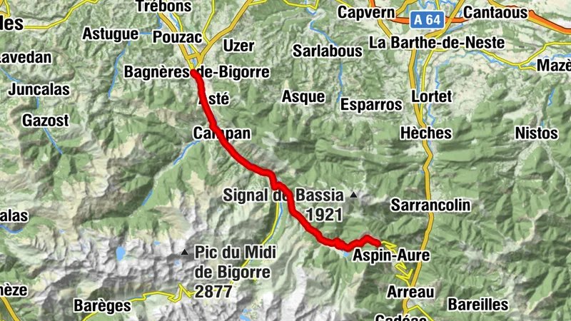 Payolle et le col d'Aspin