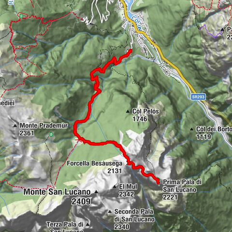 Prima Pala di San Lucano bivacco M. Bedin