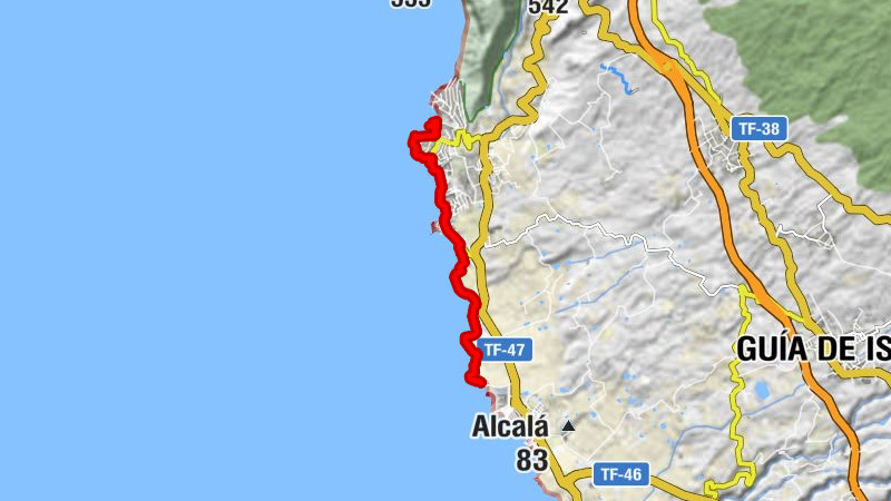 Teneriffa von Los Gigantes  nach Alcalá