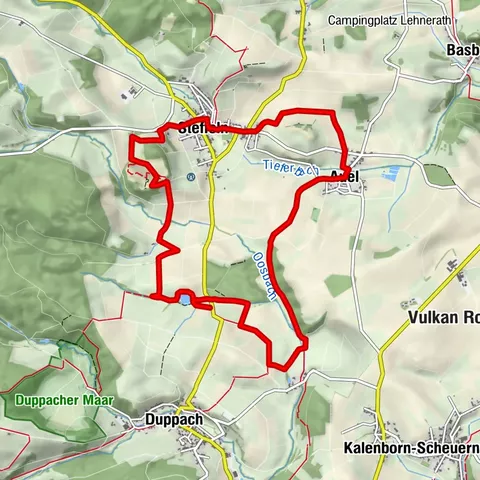 Vulkane, Maare & Dreese (Nord) Geo-Rundweg Steffeln