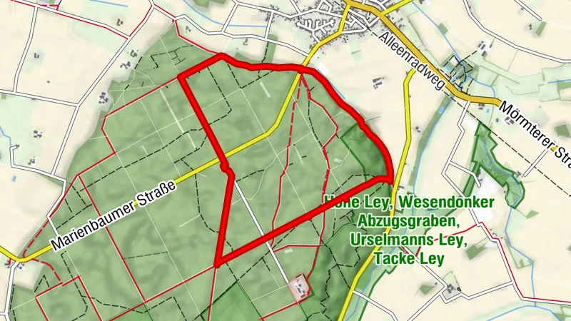 Uedemer Hochwald: Wanderweg A3