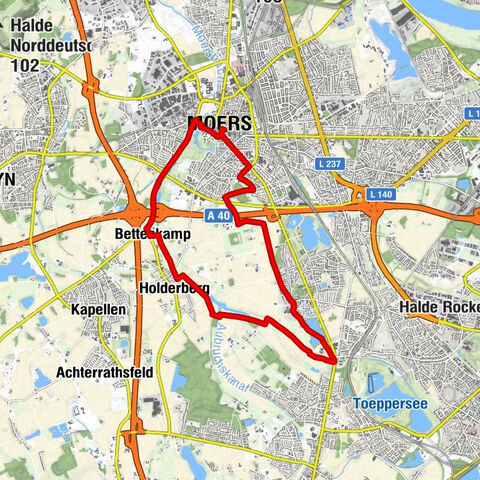 Moers - Rundtour "Wasser und Schloss"