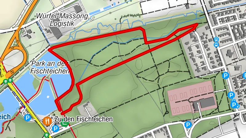 Jogging Paderborn: Laufpfad Fischteiche