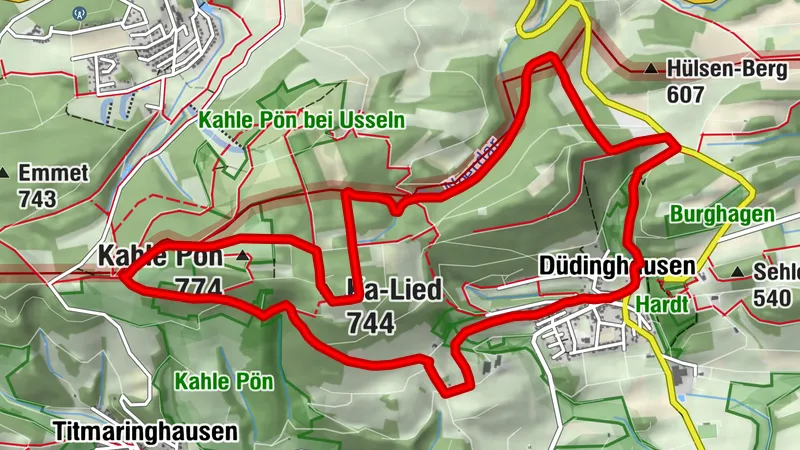 Ka-Lied-Weg (D2) Düdinghausen