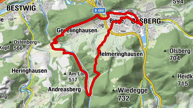 2. Etappe KneippWanderWeg Olsberg- Zwei-Täler-Tour