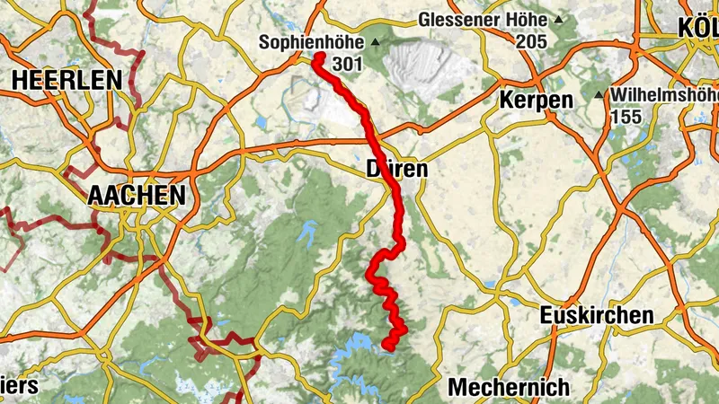 Tagestour: RurUfer-Radweg (Jülich-Heimbach)