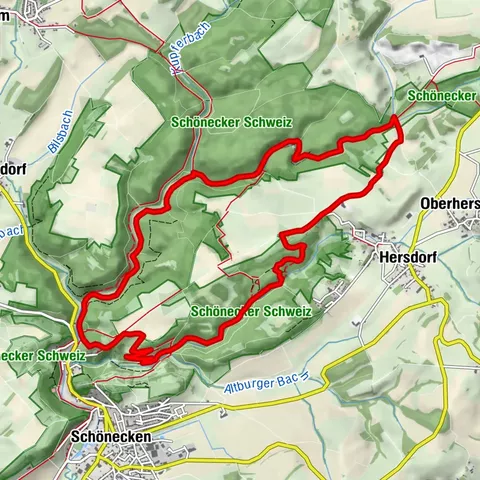 Prümer Land Tour Route 2 - Schönecken und Umgebung