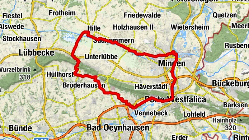 Von Hüllhorst bis zum Hiller Moor