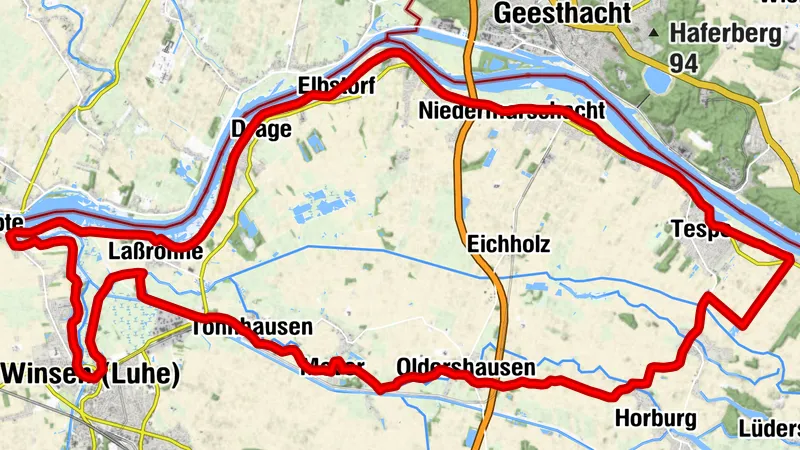 Ringtour 12 - Elbdeichroute 