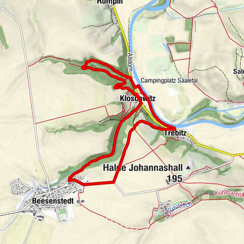 Wanderung Trebitz-Beesenstedt-Kloschwitz