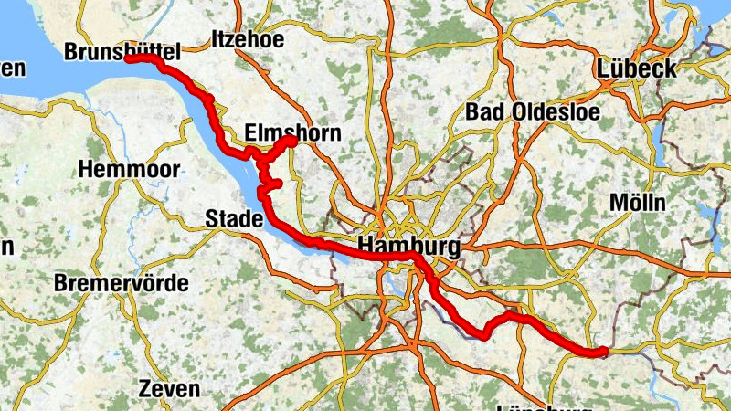 Der Elberadweg