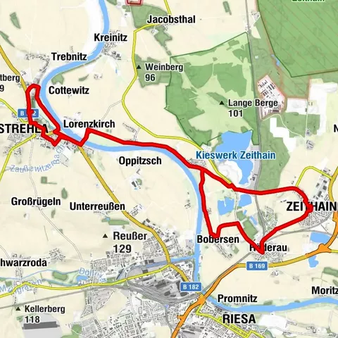 Familienfreundlich: Elbzauber-Radroute von Zeithain nach Strehla